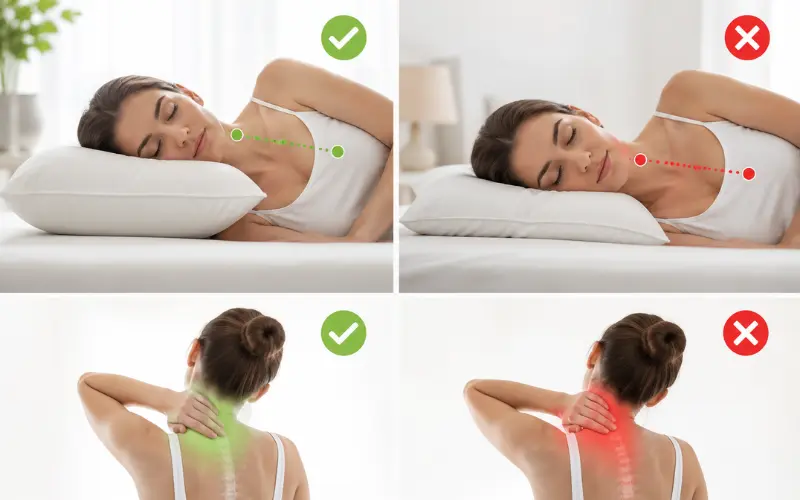 Firm vs. Soft Pillow for Neck & Shoulder Pain