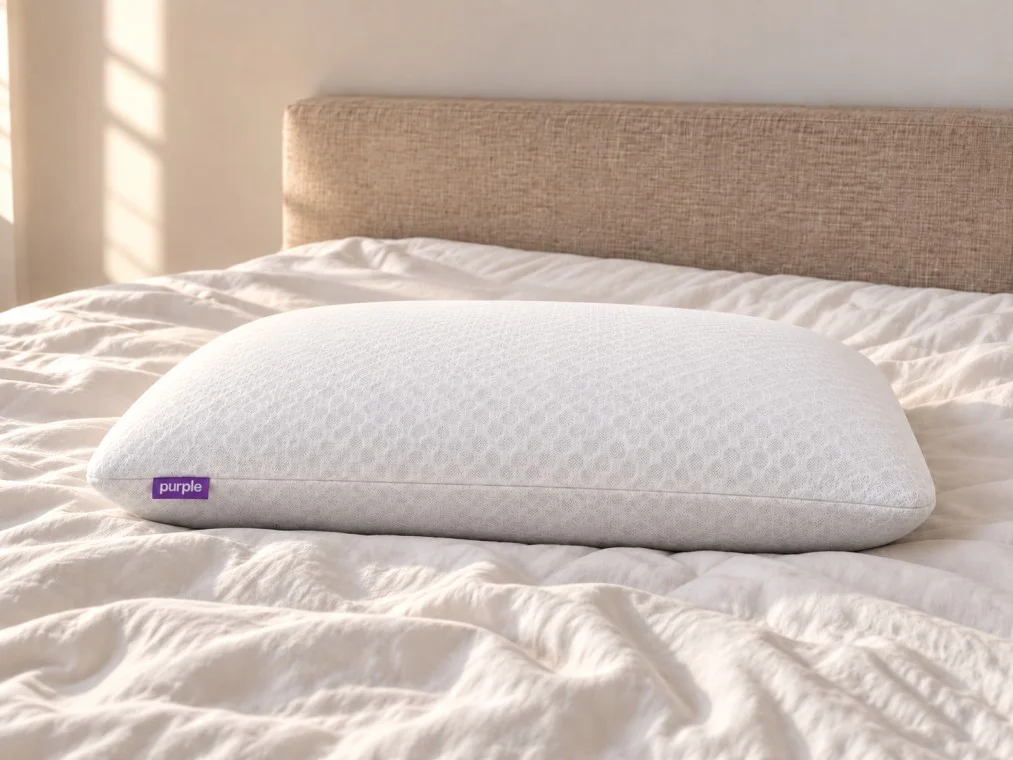 Purple Harmony Pillow (Low Loft) Best Cooling Pillow for Stomach Sleepers